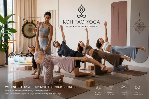 Koh Tao Corporate Retreat Wellness, Yoga & Team-Building Experiences : Business Trip in Koh Tao